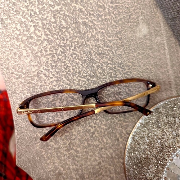 Cartier square glasses brown tortoise - Picture 5 of 12